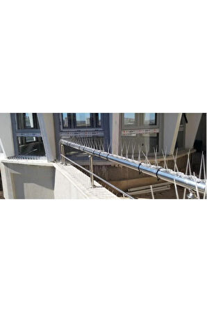 50 CM Güvercin uzaklaştırıcı ve kovucu bariyer 5 Adet ( Toplam 2,5 Metre ) ŞEFFAF