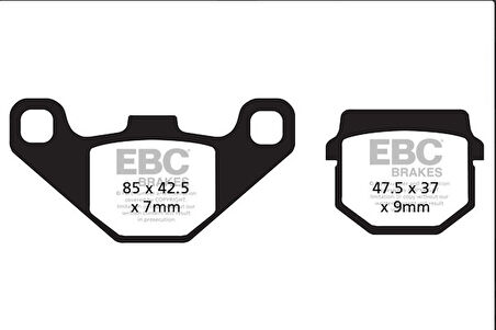 Ebc Fren Balatası Sfa083  2005-2021 Piaggio Nrg Power 50  Arka