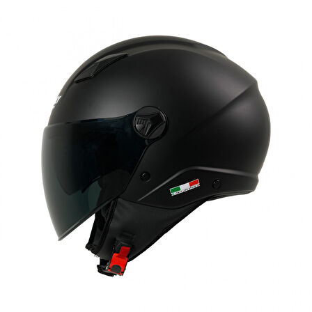 Sway Sw 765 Yarım Kask Mat Siyah SMALL