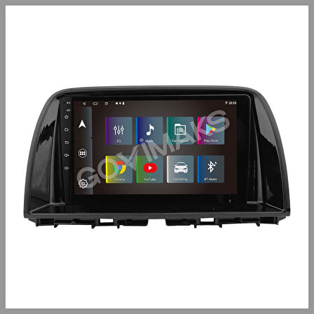 GOVİMAKS MAZDA CX-5 2013 2016 PIANO BLACK 6 GB RAM 128 GB HAFIZA ANDROID MULTIMEDIA TEYP