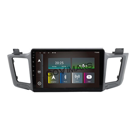 GOVİMAKS TOYOTA RAV4  2013-2018  4 GB RAM 64 GB HAFIZA ANDROID MULTIMEDIA TEYP