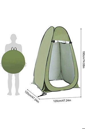 Giyinme Çadırı Kamp Duş Tuvalet Çadırı Soyunma Çadır Portatif Otomatik Çadır Kamp Duş Çadırı