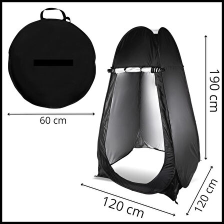 Giyinme Çadırı Kamp Duş Tuvalet Çadırı Soyunma Çadır Portatif Otomatik Çadır Kamp Duş Çadırı