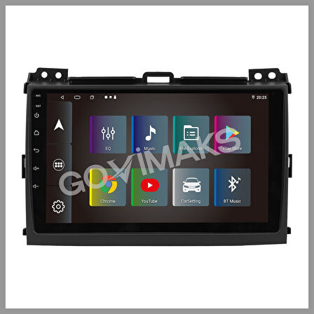 GOVİMAKS TOYOTA LAND CRUISER  2004-2009  2 GB RAM 32 GB HAFIZA ANDROID MULTIMEDIA TEYP