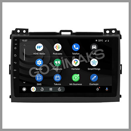 GOVİMAKS TOYOTA LAND CRUISER  2004-2009  2 GB RAM 32 GB HAFIZA ANDROID MULTIMEDIA TEYP