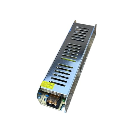 K2 150W 12V LED Trafo Adaptör | 12,5A Güç Kaynağı | Şerit LED, Güvenlik Kamerası ve CCTV Uyumlu | 19x4,5x3,5 cm | 220V Giriş
