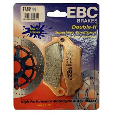 Ebc Fren Balatası Sinterli Fa181hh  2016-2021 Harley-davidson Street 750 Arka Fren Balatası