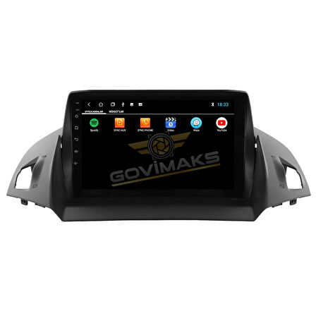 GOVİMAKS FORD C-MAX 2013-2018 4 GB RAM 64 GB HAFIZA ANDROID MULTIMEDIA
