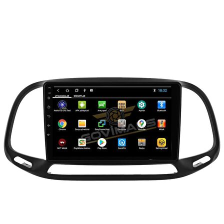 FİAT DOBLO 2015-2023  6 GB RAM 128 GB HAFIZA ANDROİD MULTİMEDİA TEYP
