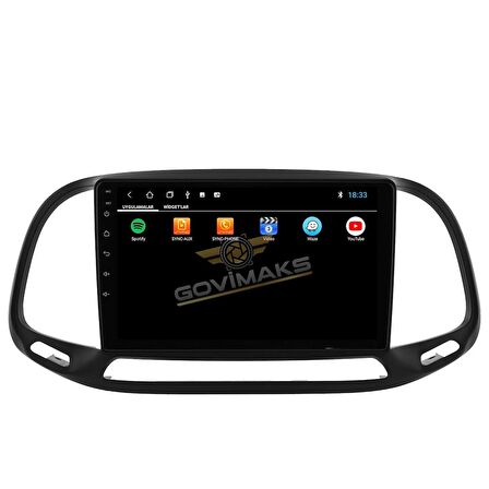 FİAT DOBLO 2015-2023  6 GB RAM 128 GB HAFIZA ANDROİD MULTİMEDİA TEYP