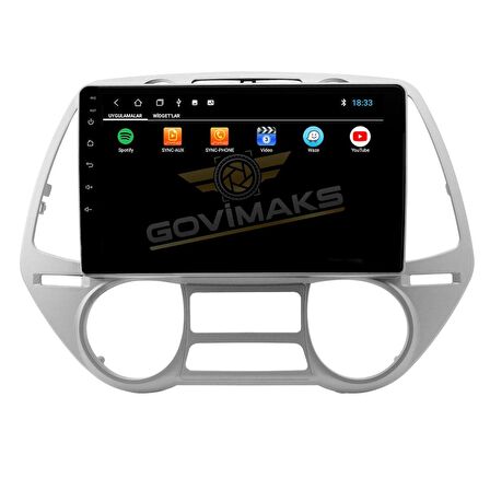 HYUNDAİ İ20 2009-2014 6 GB RAM 128 GB HAFIZA ANDROID MULTIMEDIA TEYP