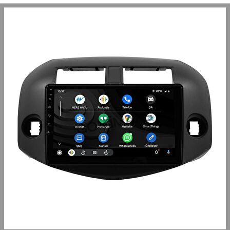 TOYOTA RAV4 2007-2012  6 GB RAM 128 GB HAFIZA ANDROID MULTIMEDIA TEYP