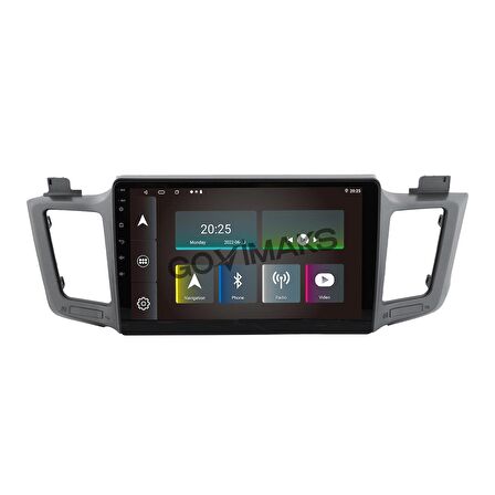 TOYOTA RAV4  2013-2018  6 GB RAM 128 GB HAFIZA ANDROID MULTIMEDIA TEYP