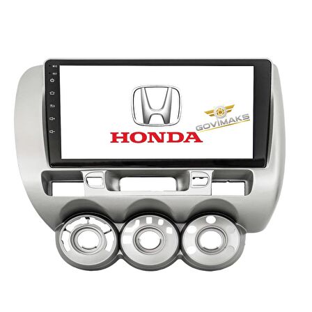 HONDA JAZZ CİTY 2002-2008  ANALOG 8 GB RAM 128 GB HAFIZA ANDROID MULTIMEDIA TEYP
