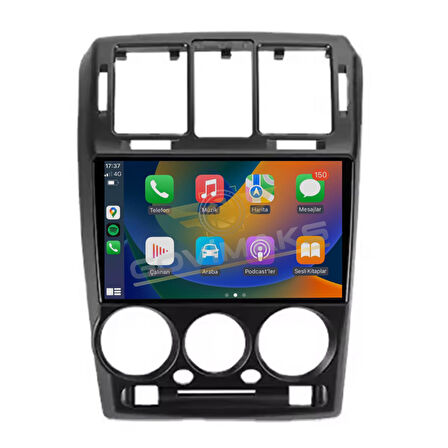 GOVİMAKS HYUNDAİ GETZ 2002-2011 SİYAH 4 GB RAM 64 GB HAFIZA ANDROID MULTIMEDIA TEYP