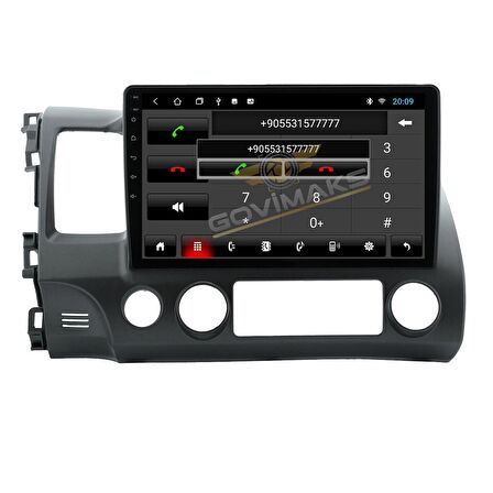 HONDA CİVİC FD6 2006-2011  4 GB RAM 64 GB HAFIZA ANDROID MULTIMEDIA TEYP