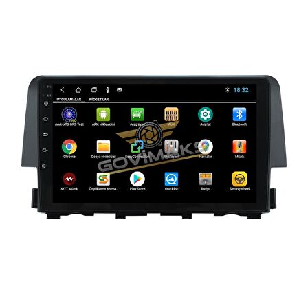 HONDA CİVİC FC5  2016 - 2021 2 GB RAM 32 GB HAFIZA ANDROID MULTIMEDIA TEYP