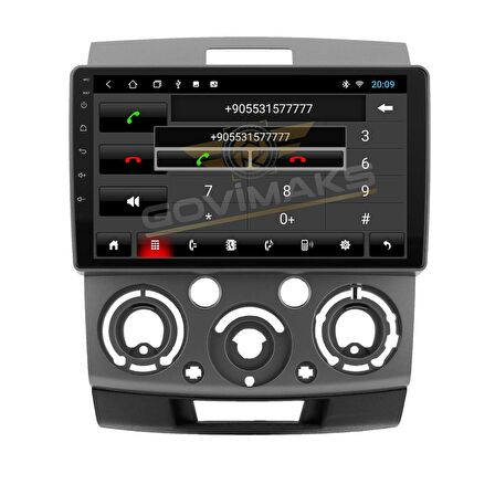 MAZDA BT50 2006-2010 2 GB RAM 32 GB HAFIZA ANDROID MULTIMEDIA TEYP