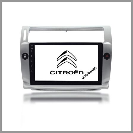 CITROEN C4 2005-2010 GRI 8 GB RAM 128 GB HAFIZA ANDROID MULTIMEDIA TEYP