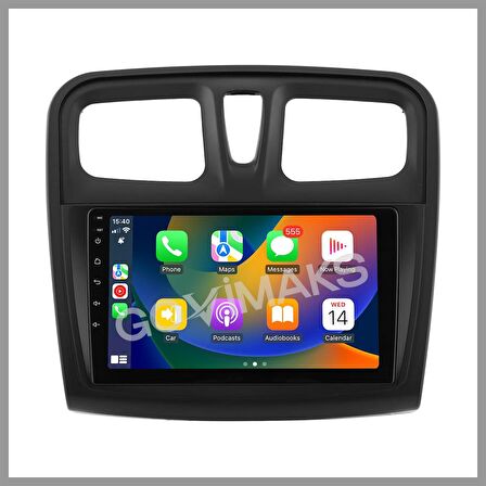 DACIA SANDERO LOGAN 2015-2018 4 GB RAM 64 GB HAFIZA ANDROID MULTIMEDIA TEYP