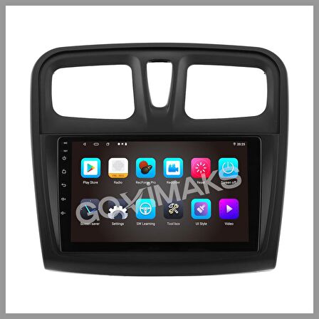 DACIA SANDERO LOGAN 2015-2018 4 GB RAM 64 GB HAFIZA ANDROID MULTIMEDIA TEYP