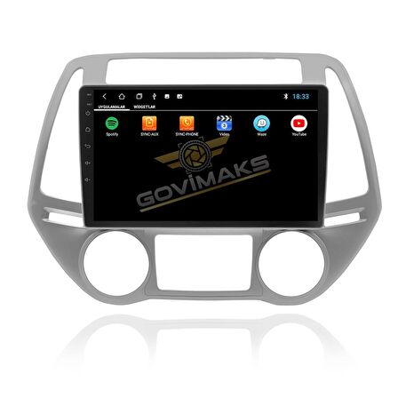 HYUNDAİ İ20 2009-2014 8 GB RAM 128 GB HAFIZA ANDROID MULTIMEDIA TEYP GV00