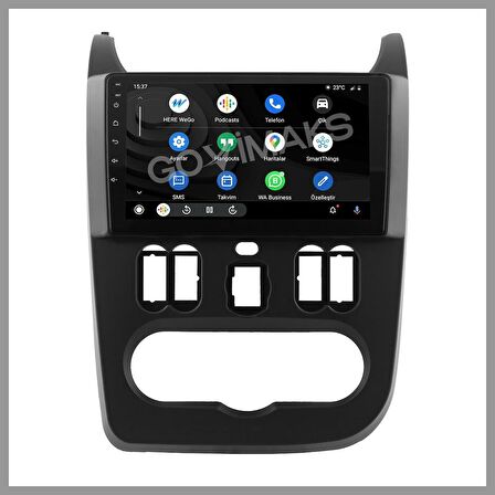 DACIA DUSTER SİYAH 2010-2013 6 GB RAM 128 GB HAFIZA ANDROID MULTIMEDIA TEYP