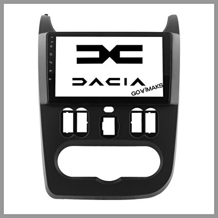 DACIA DUSTER SİYAH 2010-2013 2 GB RAM 32 GB HAFIZA ANDROID MULTIMEDIA TEYP