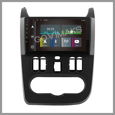 DACIA DUSTER SİYAH 2010-2013 2 GB RAM 32 GB HAFIZA ANDROID MULTIMEDIA TEYP