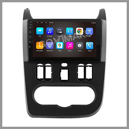 DACIA DUSTER SİYAH 2010-2013 2 GB RAM 32 GB HAFIZA ANDROID MULTIMEDIA TEYP