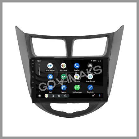 GOVİMAKS HYUNDAİ BLUE SİYAH 4 GB RAM 64 GB HAFIZA ANDROID MULTIMEDIA TEYP