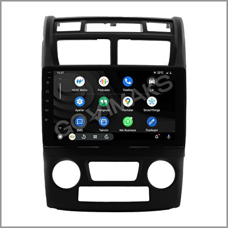 GOVİMAKS KIA SPORTAGE 2007-2010 SİYAH DİJİTAL 2 GB RAM 32 GB HAFIZA ANDROID MULTIMEDIA TEYP
