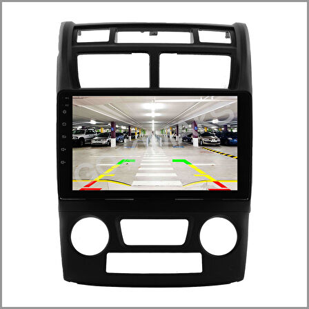 GOVİMAKS KIA SPORTAGE 2007-2010 SİYAH DİJİTAL 2 GB RAM 32 GB HAFIZA ANDROID MULTIMEDIA TEYP