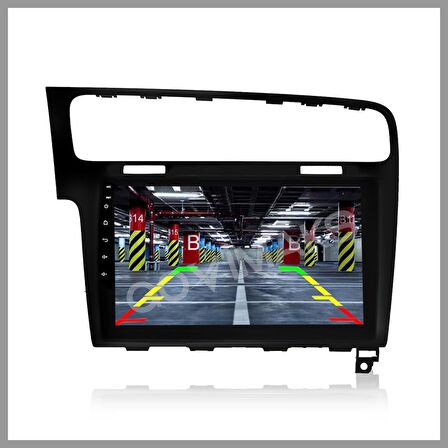 VOLKSWAGEN GOLF 7 2012-2020  PİANO BLACK 4 GB RAM 64 GB HAFIZA ANDROID MULTIMEDIA TEYP