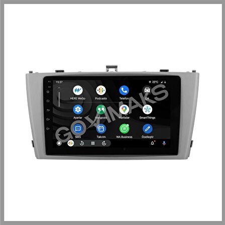 TOYOTA AVENSIS 2010-2015 6 GB RAM 128 GB HAFIZA ANDROID MULTIMEDIA TEYP