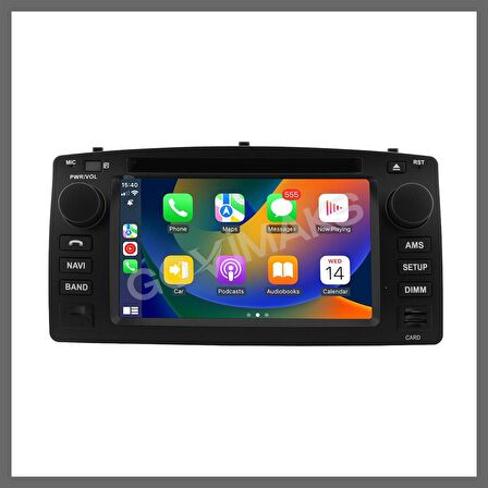 TOYOTA COROLLA 2002-2007 7 INCH 4 GB RAM 64 GB HAFIZA ANDROID MULTIMEDIA TEYP
