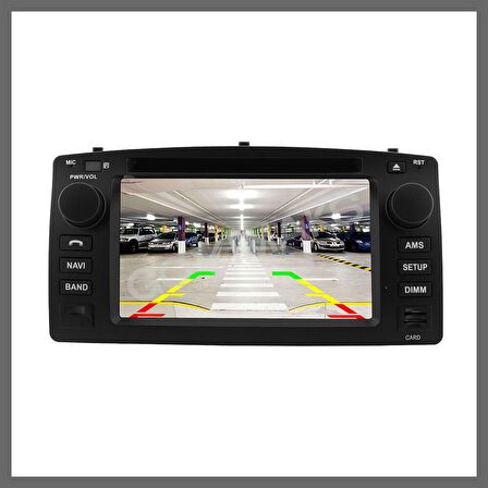 TOYOTA COROLLA 2002-2007 7 INCH 4 GB RAM 64 GB HAFIZA ANDROID MULTIMEDIA TEYP