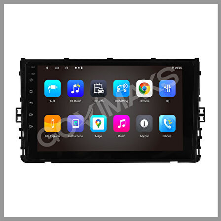 GOVİMAKS VOLKSWAGEN POLO 2018-2022 UYUMLU 8 GB RAM 128 GB HAFIZA ANDROID MULTIMEDIA TEYP