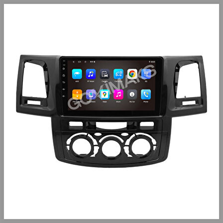 GOVİMAKS TOYOTA HILUX 2006-2015 MANUEL UYUMLU 4 GB RAM 64 GB HAFIZA ANDROID MULTIMEDIA TEYP