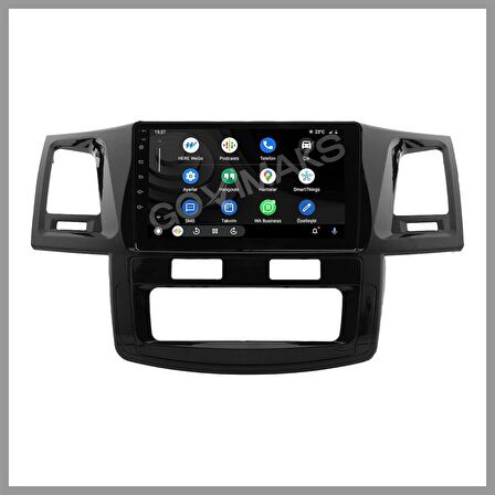 TOYOTA HILUX 2006-2015 DIJITAL 6 GB RAM 128 GB HAFIZA ANDROID MULTIMEDIA TEYP