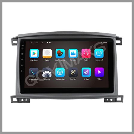TOYOTA LAND CRUISER-J100 1998-2007  4 GB RAM 64 GB HAFIZA ANDROID MULTIMEDIA TEYP