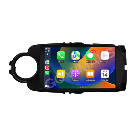 TOYOTA YARIS 2012-2019 SİYAH 6 GB RAM 128 GB HAFIZA ANDROID MULTIMEDIA TEYP