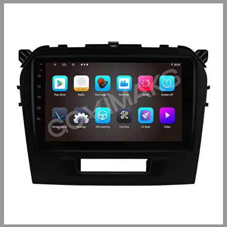 GOVİMAKS SUZUKI VITARA 2016-2023 UYUMLU 6 GB RAM 128 GB HAFIZA ANDROID MULTIMEDIA TEYP
