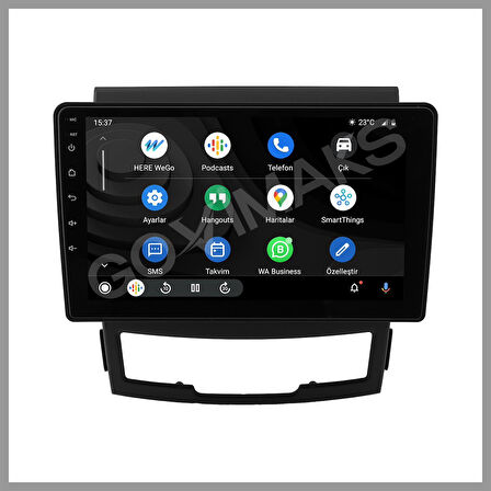 SSANGYONG KORANDO 2010-2013 4 GB RAM 64 GB HAFIZA ANDROID MULTIMEDIA TEYP