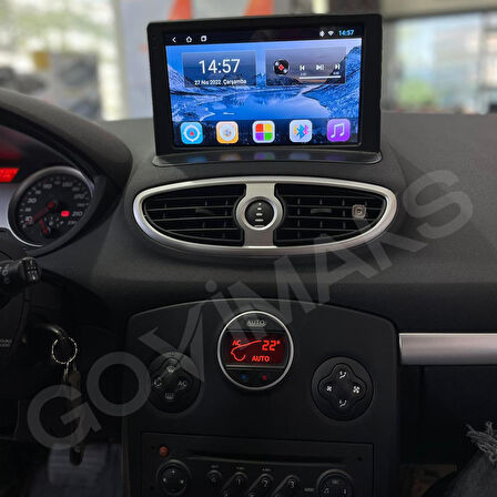GOVİMAKS RENAULT CLIO 3 2007-2012 UYUMLU 2 GB RAM 32 GB HAFIZA ANDROID MULTIMEDIA TEYP