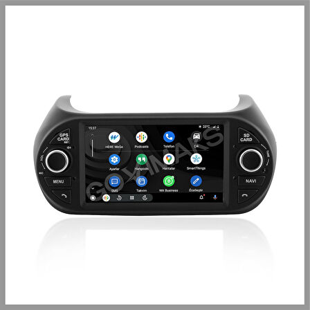 GOVİMAKS FİAT FİORİNO 2008-2020 UYUMLU 7 İNC  2 GB RAM 32 GB HAFIZA ANDROİD MULTİMEDİA TEYP