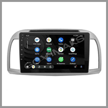 GOVİMAKS  NİSSAN MİCRA 2002-2010  6 GB RAM 128 GB HAFIZA ANDROID MULTIMEDIA TEYP