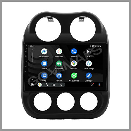 GOVİMAKS JEEP COMPAS 2010-2016 4 GB RAM 64 GB HAFIZA ANDROID MULTIMEDIA TEYP