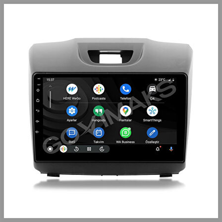 GOVİMAKS ISUZU D-MAX 2012-2014 4 GB RAM 64 GB HAFIZA ANDROID MULTIMEDIA TEYP