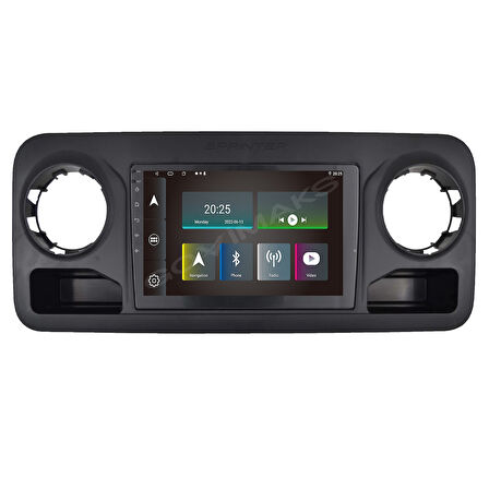 GOVİMAKS MERCEDES SPRİNTER 2019-2024 4 GB RAM 64 GB HAFIZA ANDROID MULTIMEDIA TEYP